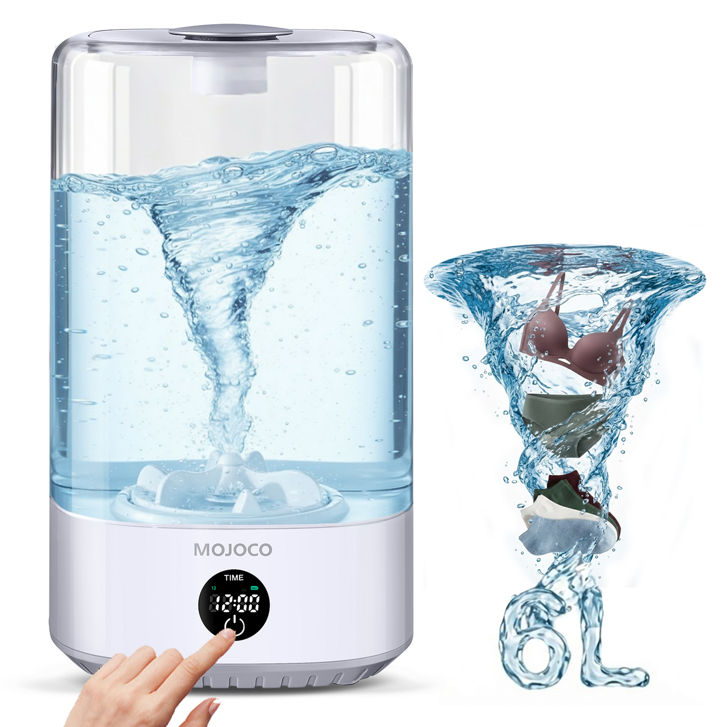 MOJOCO Mini Portable Washing Machine